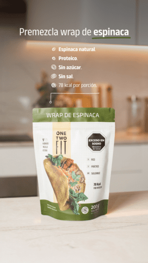 WRAP DE ESPINACA 200 GRS ONE TWO FIT - Image 3