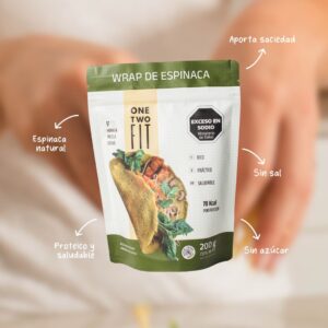 PREMEZCLA WRAP DE ESPINACA 200GR - ONETWO FIT