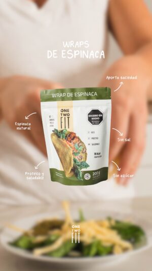 WRAP DE ESPINACA 200 GRS ONE TWO FIT - Image 2