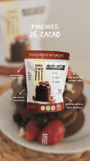 PANQUEQUE DE CACAO 200 GRS ONE TWO FIT - Image 3