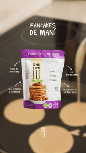 PANQUEQUE  DE MANI 200 GRS ONE TWO FIT - Image 3