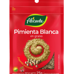 PIMIENTA BLANCA EN GRANOS 25 GRS ALICANTE