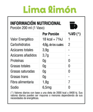 GASEOSA SABOR LIMA LIMON X 354ML - Image 2