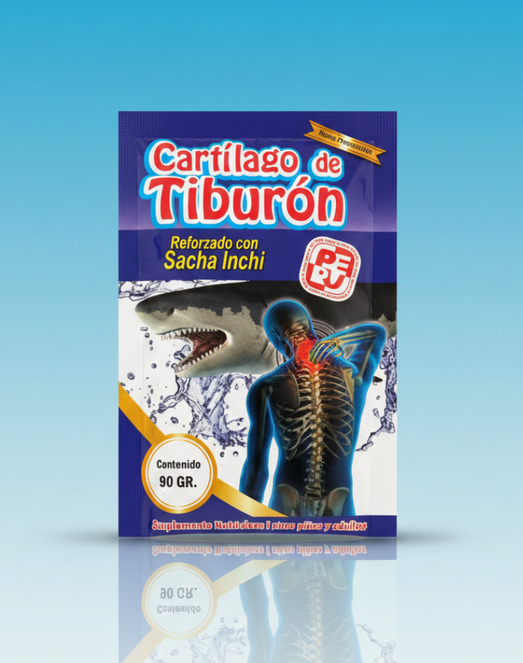 CARTILAGO DE TIBURON EN POLVO 70 GRS - LUCVER