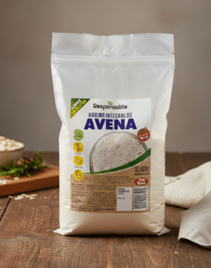 HARINA INTEGRAL DE AVENA 400 GRS SIN TACC YIN YANG