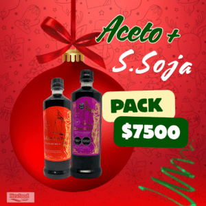 PACK 1 SALSA DE SOJA + 1 ACETO EL GRAN JUICIO