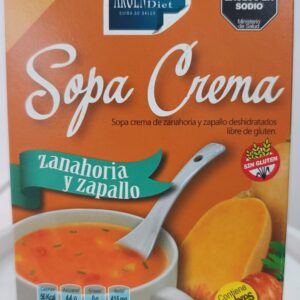 SOPA CREMA  DE ZANAHORIA Y ZAPALLO 5 SOBRES
