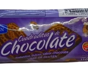 CUADRADAS DE CHOCOLATE 110 GR - SIN TACC