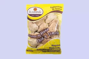 GALLETITAS DULCES AVENA Y CHIA LIMON 200 GR- LA ZARANDA