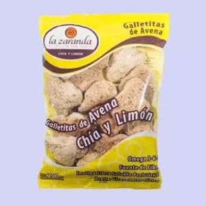 GALLETITAS DULCES AVENA Y CHIA LIMON 200 GR