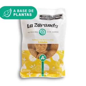 AVENA CHIA Y  LIMON 200 GR -GALLETITAS DIETETICAS SIN AZUCAR