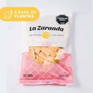 CRACKERS INTEGRALES   CON SESAMO  175 GR -  CON SAL