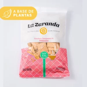 CRACKERS INTEGRALES   CON SESAMO  175 GR -  SIN SAL