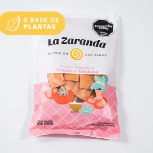 CRACKERS INTEGRALES  TOMATE Y ALBAHACA 175 GR -  CON SAL