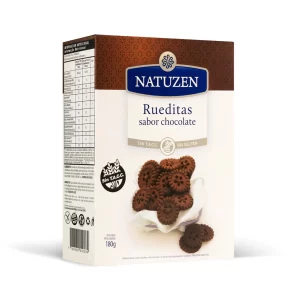 RUEDITAS DE CHOCOLATE 180GR - NATUZEN SIN TACC