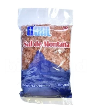SAL DE MONTAÑA GRUESA 500 GRS SIN TACC- Q´SAL