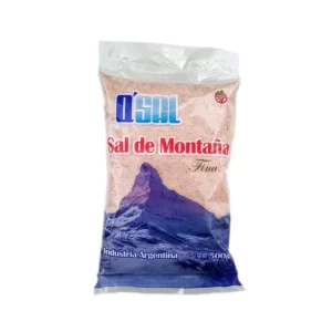 SAL DE MONTAÑA FINA 500 GRS SIN TACC- Q´SAL