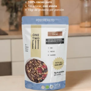 POSTRE KETO DE CACAO 200 GR - ONETWO FIT