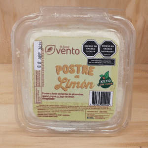 POSTRE DE LIMON  X 300GR CON H. DE ALMENDRAS -VENTO FIT