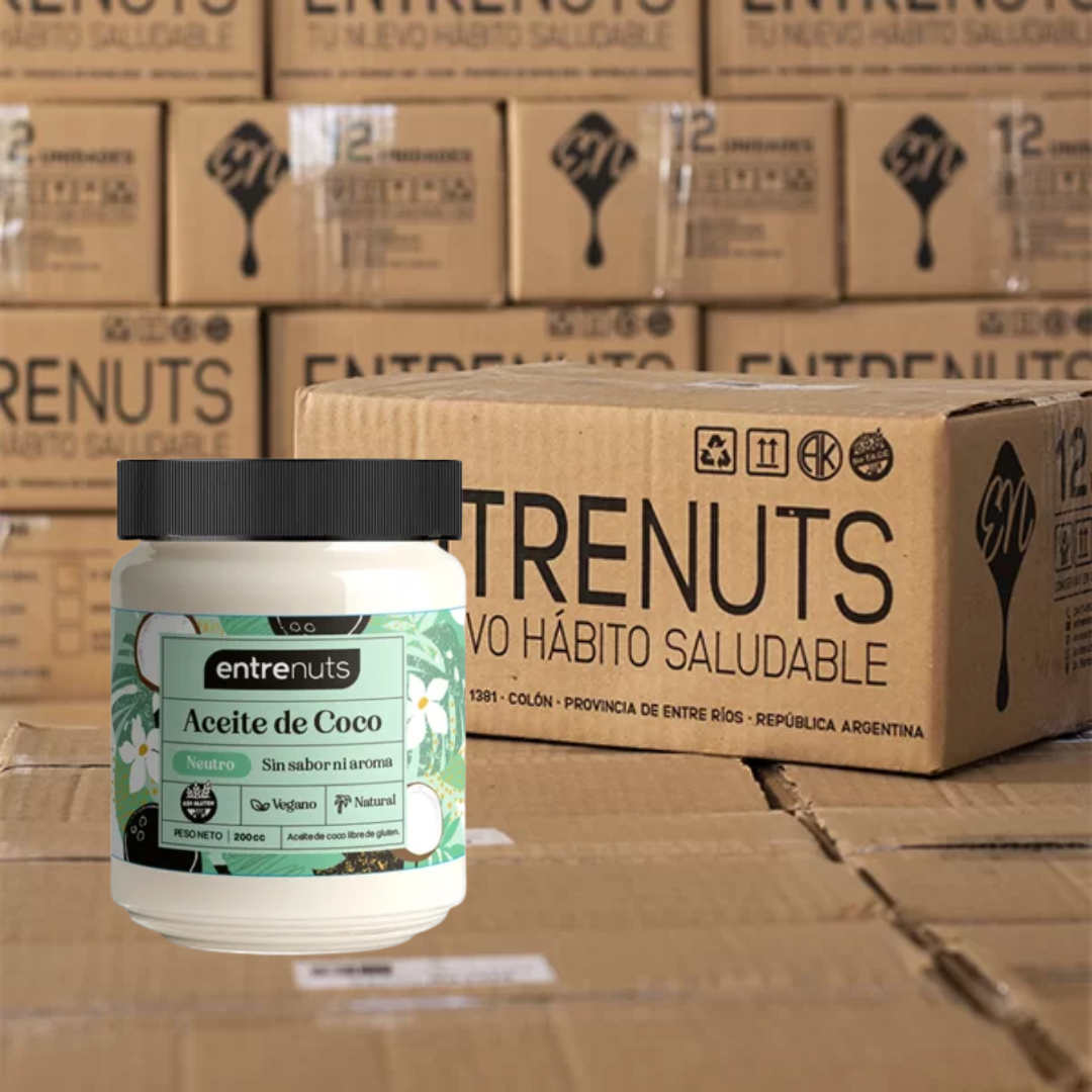ACEITE DE COCO NEUTRO PACK 200 CC ENTRENUTS