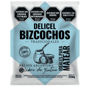 BIZCOCHOS SALADOS TRADICIONAL 180 GRS DELICEL