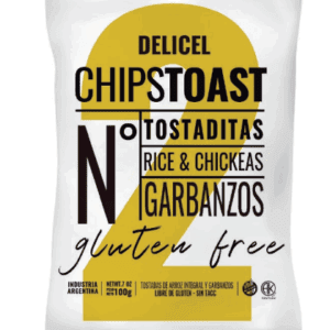 CHIPSTOAST GARBANZOS & ARROZ INTEGRAL 110 GRS DELICEL