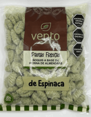 ÑOQUIS DE ESPINACA 500 GR - VENTO