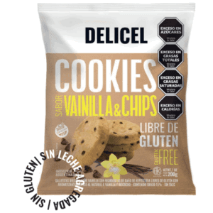 COOKIES  VAINILLA & CHIPS  200 GRS DELICEL
