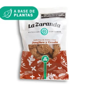 AVENA CHIA JENGIBRE Y CANELA  200 GR - SIN AZUCAR - LA ZARANDA