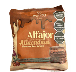 ALFAJOR DE HARINA DE ALMENDRAS RELLENO CON DULCE DE LECHE 1u. - KETO - VENTO FIT