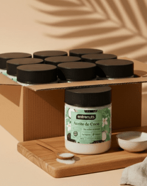 ACEITE DE COCO NEUTRO PACK 16 u. 200 CC ENTRENUTS