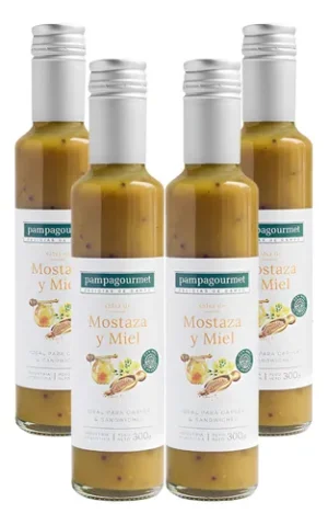MOSTAZA Y MIEL 300 GRS - PAMPAGOURMET