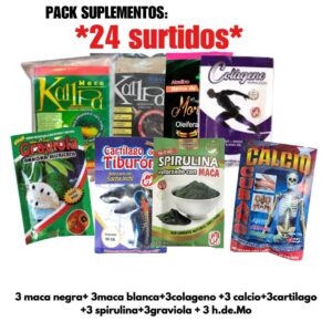 PACK 24 SUPLEMENTOS KALPA Y LUCVER