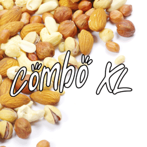 COMBO XL : MIX ECONOMICO 5 KGS.:  × 1* MIX SALADO CERVECERO 5KG. × 1* COCO RALLADO LOW FAT 5 KG  × 1*GRANOLA ENERGETICA  5KG  × 1* AVENA TRADICIONAL 5 KG   × 1*AVENA INSTANTANEA 5 KG.  × 1	*  ACEITE DE OLIVA EXTRA VIRGEN BOTELLA PVC 500 ML. EL GRAN JUICIO  × 6