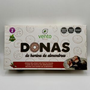 DONAS DE ALMENDRAS RELLENAS CON FRUTOS ROJOS X 2U VENTOFIT
