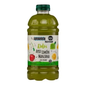 DETOX APIO, LIMÓN Y MANZANA CON JENGIBRE 1LT *CUARTO CRECIENTE*