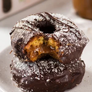DONAS DE ALMENDRAS CON RELLENO DE DULCE DE LECHE SIN AZUCAR X 2U VENTOFIT