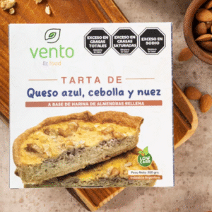 TARTA DE QUESO AZUL, CEBOLLA Y NUEZ 300 GR