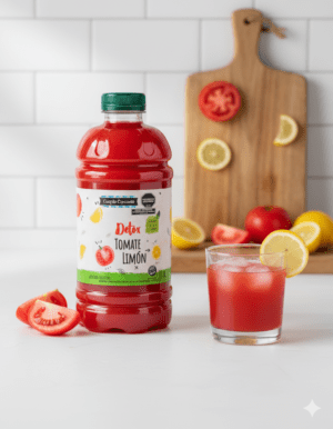 JUGO DETOX TOMATE Y LIMÓN 1 LT - CUARTOCRECIENTE