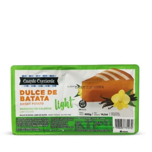 500 GRS DULCE DE BATATA DIET SOLIDO CUARTO CRECIENTE
