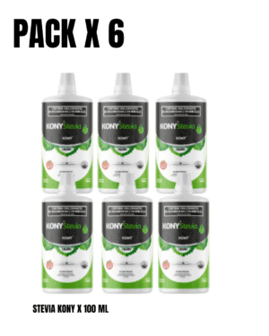 ESTEVIA LIQUIDA 100ML PACK X 6 - KONY  SIN TACC