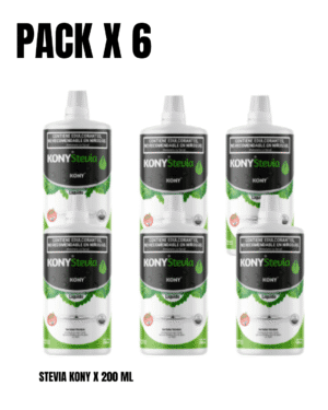 ESTEVIA LIQUIDA KONY 200ML X 6 u. -SIN TACC