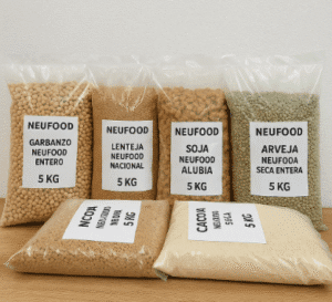 📦 PACK LEGUMBRES PREMIUM : GARBANZO ENTERO  5KG +LENTEJA  NACIONAL 5KG + SOJA TEXTURIZADA 5KG + POROTO  ALUBIA 5KG + ARVEJA  SECA ENTERA  5KG