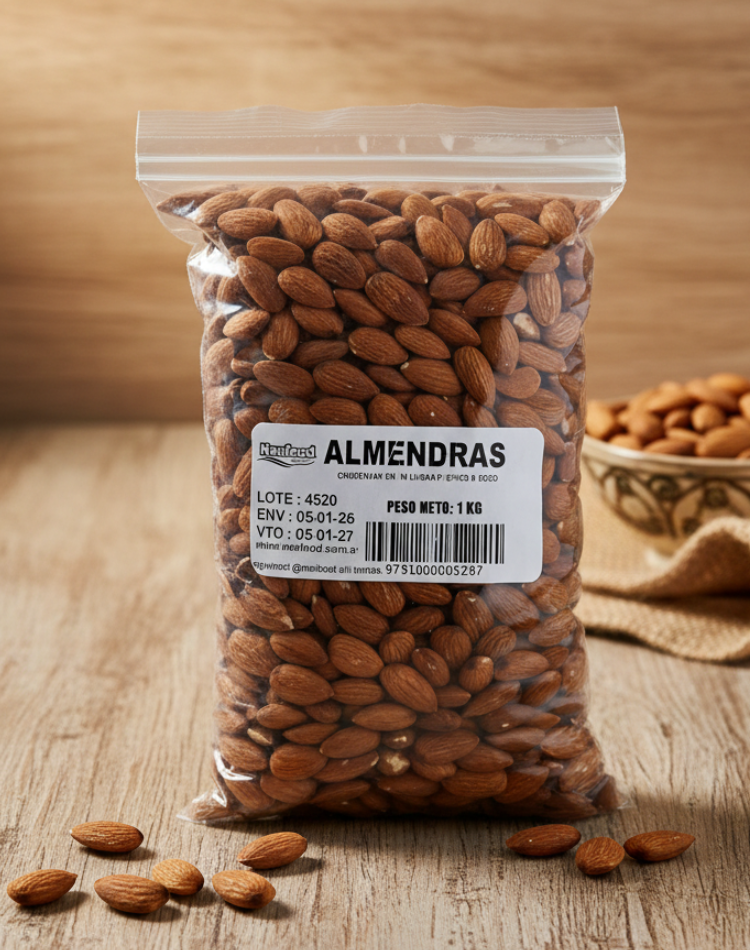 ALMENDRA IMPORTADA NON PAREIL 1 KG - NEUFOOD :::OFERTA HASTA AGOTAR STOCK:::