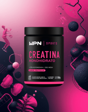 CREATINA MONOHIDRATO SABOR FRUTILLA 300 GRS - WPN
