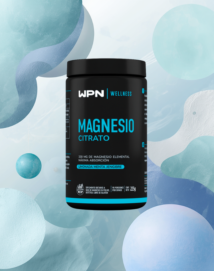 CITRATO DE MAGNESIO SABOR LIMONADA, MENTA Y JENGIBRE 225 GRS - WPN