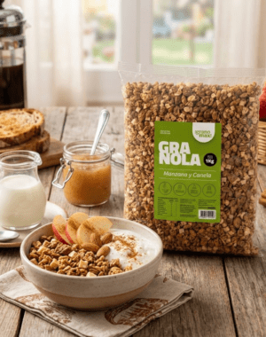 GRANOLA MANZANA & CANELA1 KG - GRANOMAX